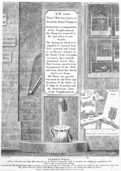 Clerks-Well, Clerkenwell, London, veröffentlicht 1822